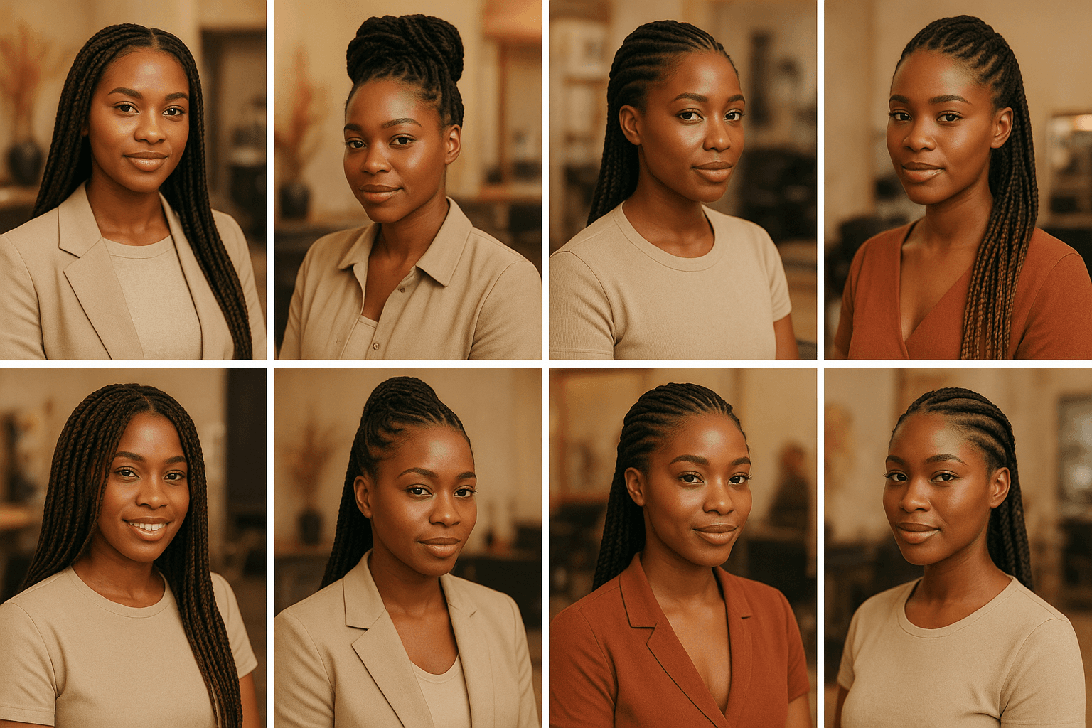 Galerie de professionnelles de la coiffure afro